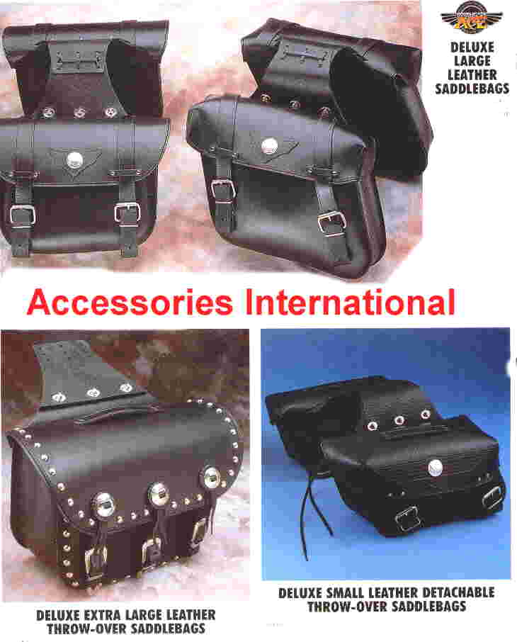 extra large leather saddlebags