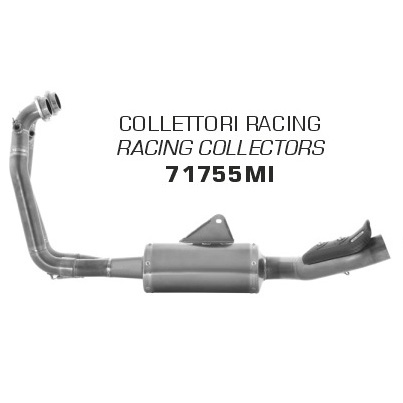 Arrow Mi Racing Stainless Steel Collector For Aprilia Rs