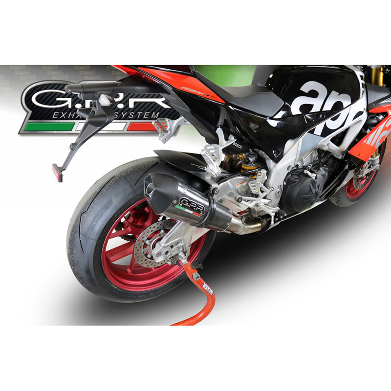 Gpr E A Gpan Po Gp Evo Poppy Slip On Exhaust For Aprilia Rsv