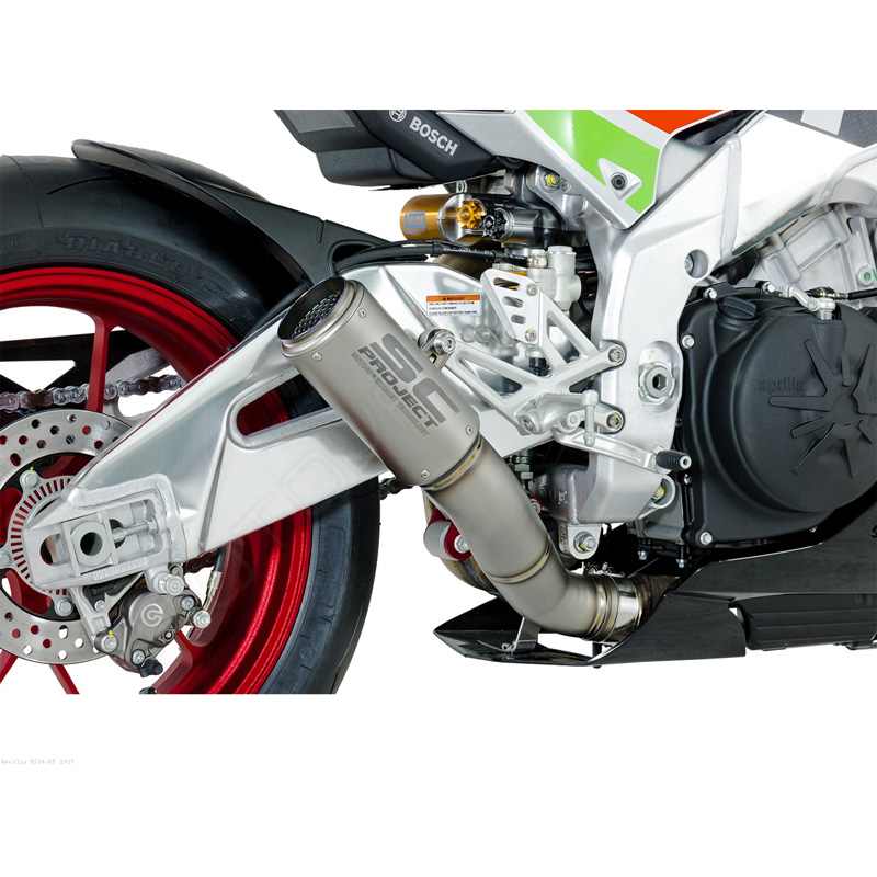 Sc Project A Lt Tr Cr T Slip On Exhaust Titanium For Aprilia Rsv