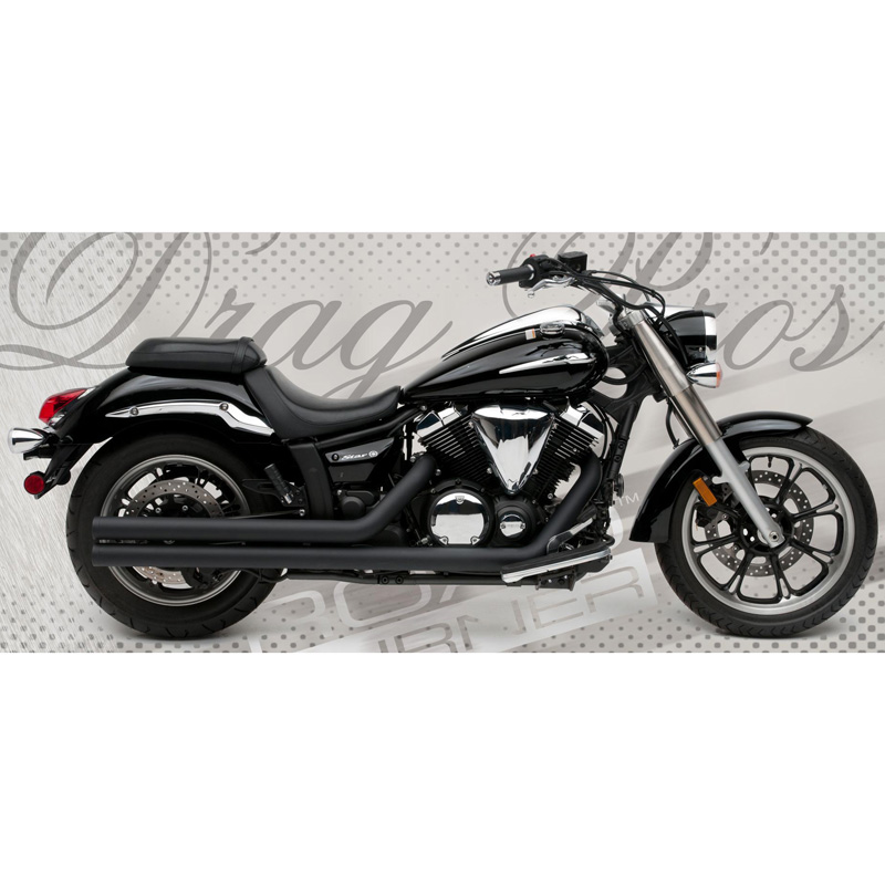 Road Burner RB 015 4015 2 5in Street Pros Exhaust For Yamaha V Star 950