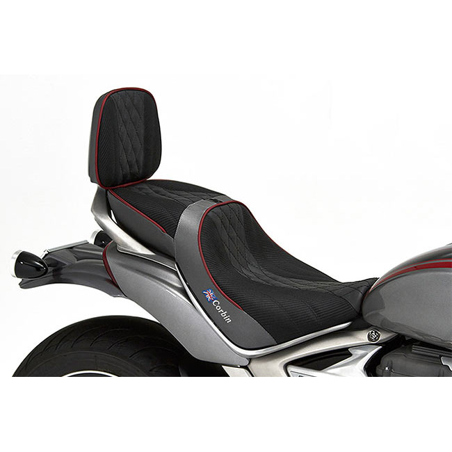 Corbin T R3 20 DT E Dual Tour Seat W Heat For Triumph Rocket III 20