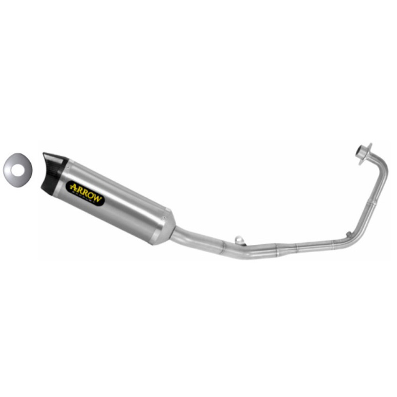 Arrow 51519PKW Thunder Full System Exhaust Titanium For Honda CB125R