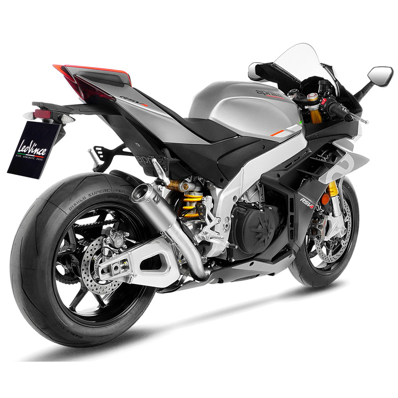 LeoVince 15401T LV Corsa Titanium Slip On Exhaust For Aprilia RSV4