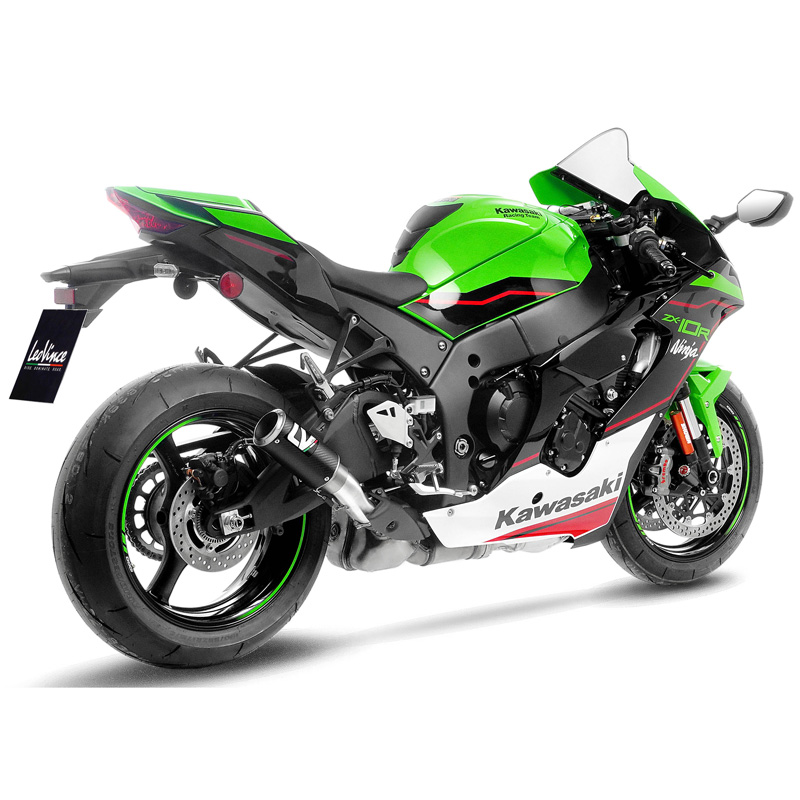 Leovince C Lv Corsa Carbon Slip On Exhaust For Kawasaki Ninja Zx