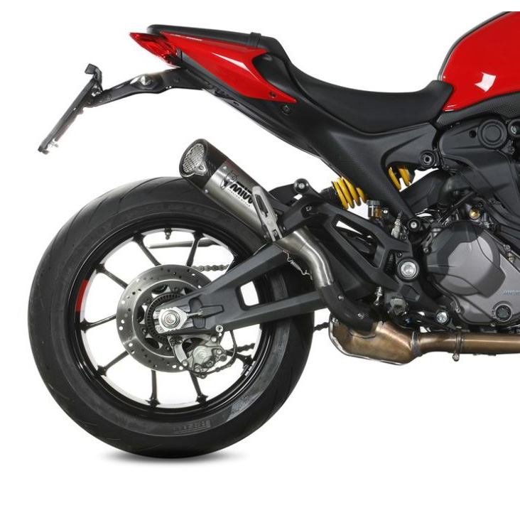 Mivv D Lc T X M Slip On Exhaust Titanium For Ducati Monster