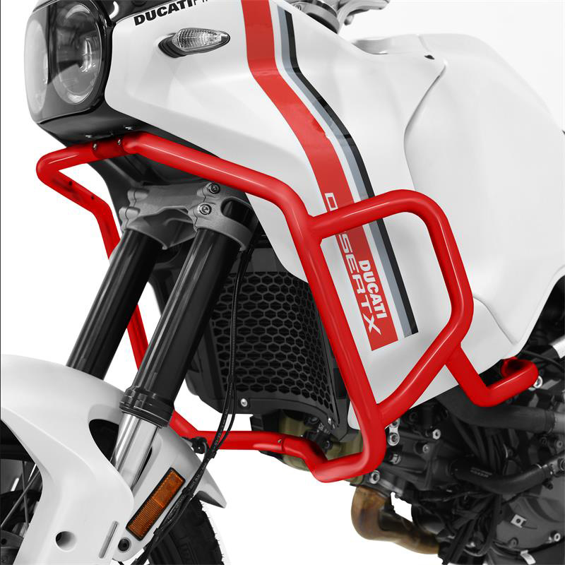 Zieger Crashbars Red For Ducati Desertx Accessories