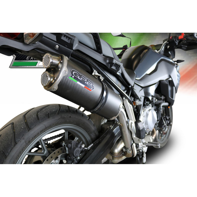 GPR E4 BMW 94 DUAL CA M3 Carbon Slip On Exhaust For BMW F850GS 2018