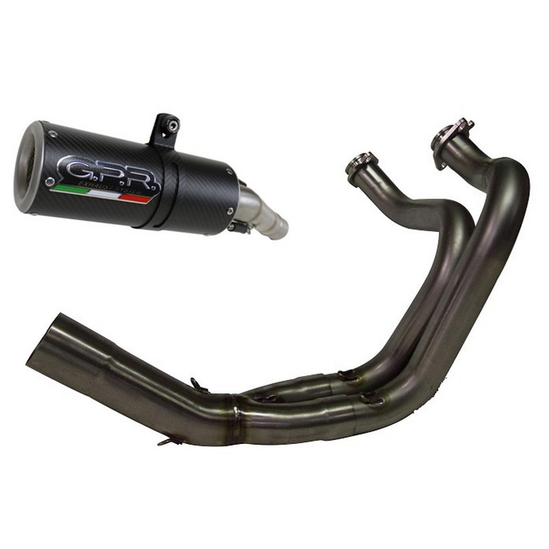 Gpr E Co K M Ca M Dual Carbon Exhaust For Kawasaki Versys