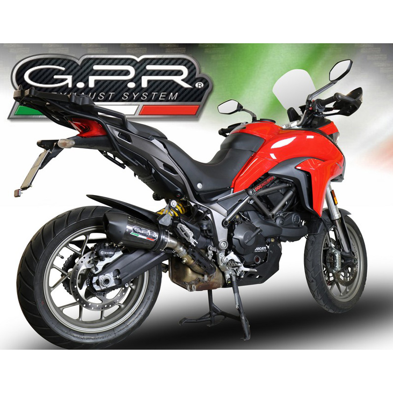 GPR E4 D 131 GPAN PO GP Evo4 Poppy Slip On Exhaust For Ducati