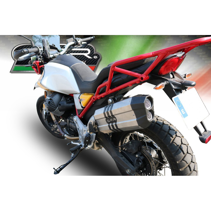 Gpr E Gu Sotit Sonic Titanium Slip On Exhaust For Moto Guzzi V Tt