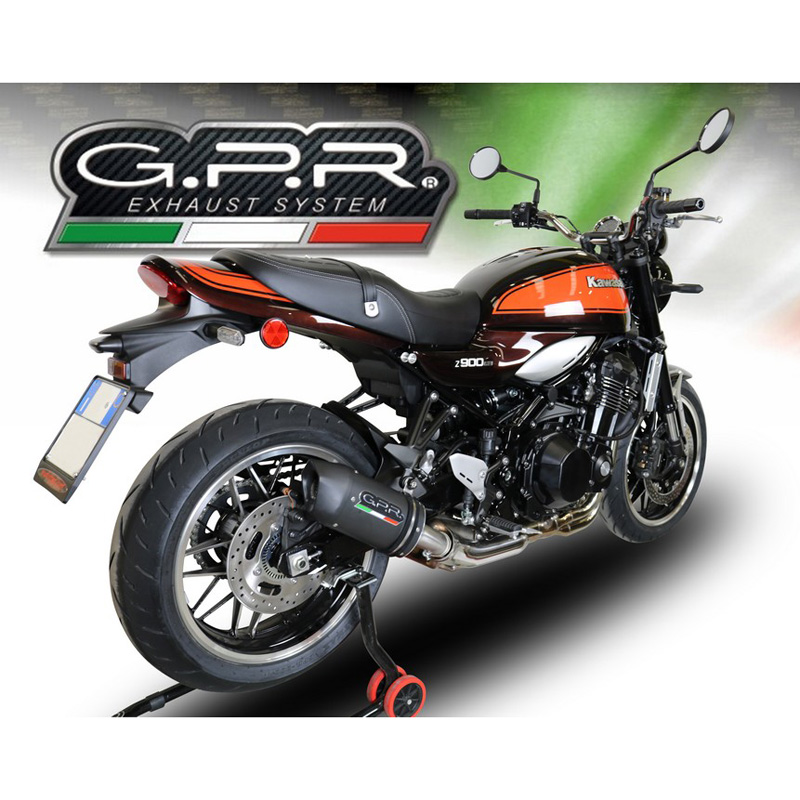 GPR E4 K 168 FNE4 Furore Evo4 Nero Slip On Exhaust For Kawasaki Z900RS