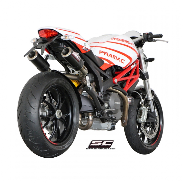 Sc Project D04 38c Cr T Exhaust For Ducati Monster 696 796 1100 And 1100 S Accessories International