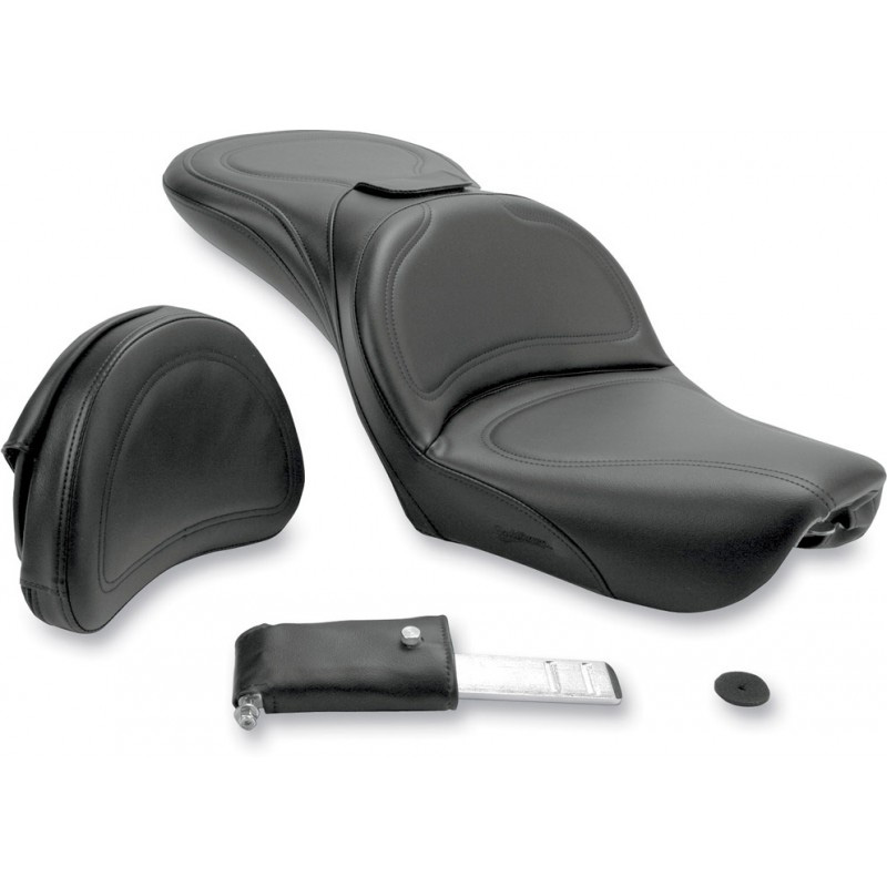 Saddlemen Explorer Seat With Backrest For Harley Davidson Fxdwg Dyna