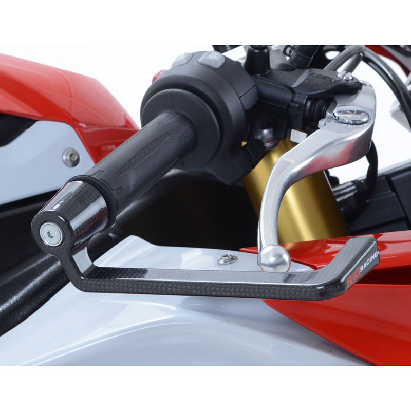 R G LG0002C Carbon Fiber Brake Lever Guard For BMW S1000R S1000RR And