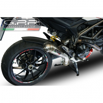 view GPR E4.D.127.PCEV Powercone Evo Slip-on Exhaust for Ducati Hyperstrada 939 '16-'18