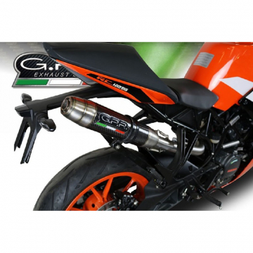 view GPR KTM.80.DC Deeptone Carbon Slip-on Exhaust for KTM RC 125 (2017-)