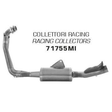 view Arrow 71755MI Racing Stainless Steel Collector for Aprilia RS660 (2020-)