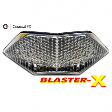 view Custom LED Blaster-X LED Tail Light, Clear for Kawasaki Ninja 300 '13-'17