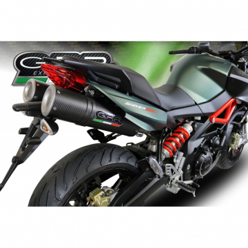 view GPR A.69.RACE.M3.CA M3 Carbon Racing Slip-on Exhausts for Aprilia Shiver 900 '17-'19