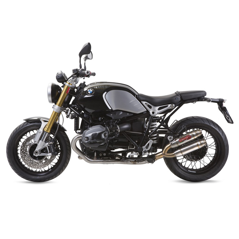 GPR CO.BM.82.E5.CAT.DE Deeptone Inox Full Exhaust for BMW R nineT 1200 ...