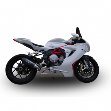 view GPR E4.MV.13.GPAN.PO GP Evo4 Poppy Slip-on Exhaust for MV Agusta F3 675 (2017-)