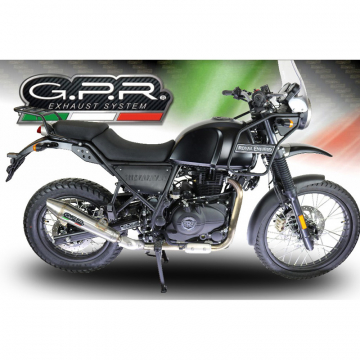 view GPR ROY.5.VIC Vintacone Slip-on Exhaust for Himalayan 410 Diam. 42.5 (2017-2019)