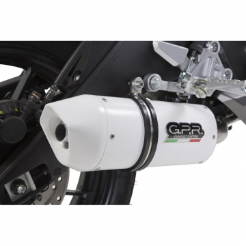 view GPR Y.205.ALB Albus Evo4 Slip-on Exhaust for Yamaha MT-125 '17-'19