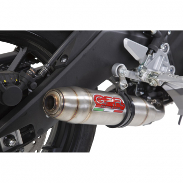 view GPR Y.205.DE Deeptone Inox Slip-on Exhaust for Yamaha MT-125 '17-'19