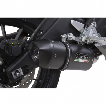 view GPR Y.205.FUNE Furore Evo4 Nero Slip-on Exhaust for Yamaha MT-125 '17-'19