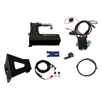 view Platinum 1723-VICBF Black Air Ride Bleed Feed Suspension Kit for Victory Cruisers