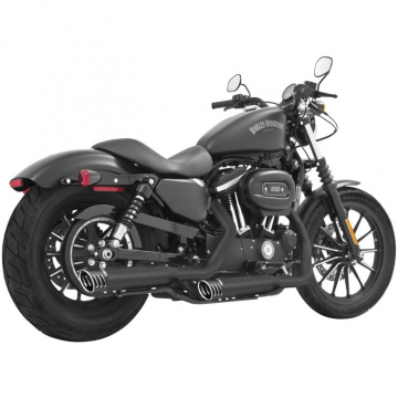 view Freedom Performance HD00391 3.5" Racing Slip-On Exhaust, Black Harley Sportster (2014-)