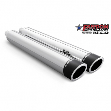 view Freedom Performance IN00029 Liberty 4" Slip-on Exhausts, Chrome for Indian Vintage & Classic
