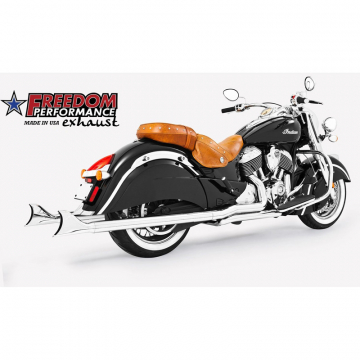 view Freedom Performance IN00036 True Dual Headers with 2.5" Sharktail Exhaust Indian Chief '14-