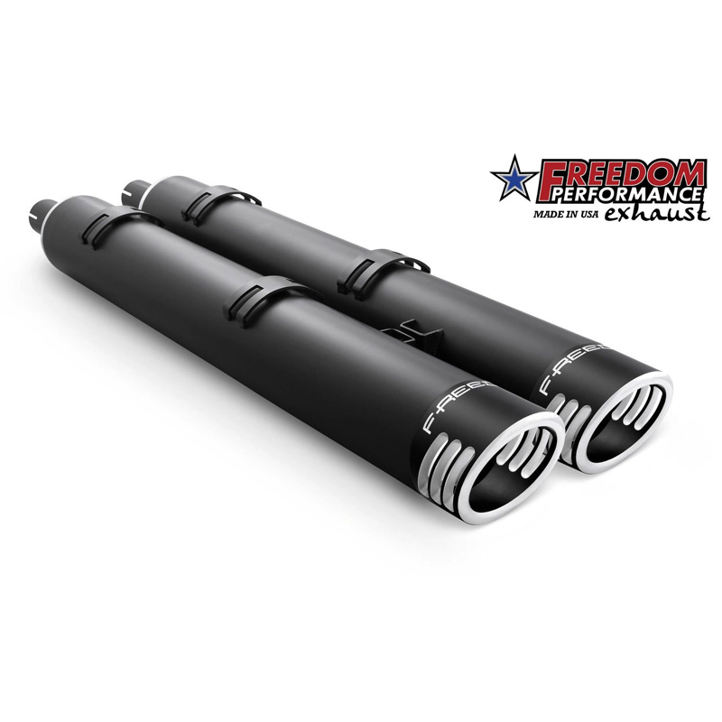 Freedom Performance In Racing Slip On Exhausts Black For