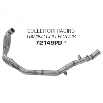 view Arrow 72149PD Racing Exhaust Collector, Stainless Steel Africa Twin Adventure Sport '18-'19