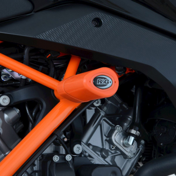view R&G CP0503OR Aero Style Crash Protectors, Orange for KTM 1290 Super Duke R (2020-)