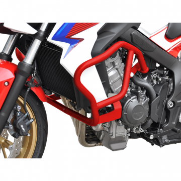 view Zieger 10002087 Crashbars, Red for Honda CB650F '14-'18 CB650R (2019-)