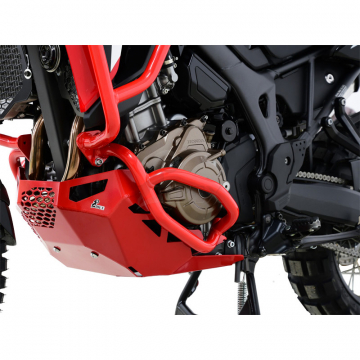 view Zieger 10002089 Lower Crashbars, Red for Honda CRF1000L Africa Twin (2016-2019)