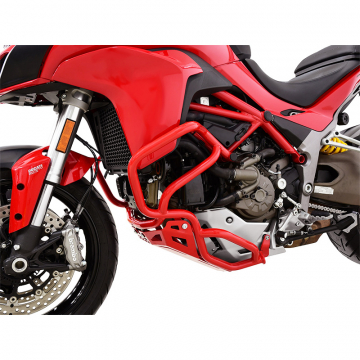 view Zieger 10002916 Crashbars, Red for Ducati Multistrada 1200 (2015-2017)
