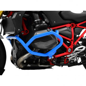 view Zieger 10005006 Lower Crashbars, Blue for BMW R1200R (2015-2018)