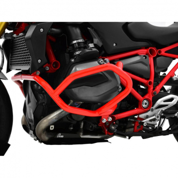 view Zieger 10005007 Lower Crashbars, Red for BMW R1200R (2015-2018)