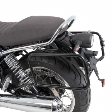 view Hepco & Becker 653.556 00 01 Side Carrier, Black for Moto Guzzi V7 850 '21-