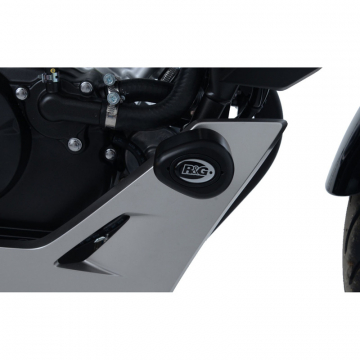 view R&G CP0449BL Aero Crash Protectors, Black for Honda CB125R (2018-2020)