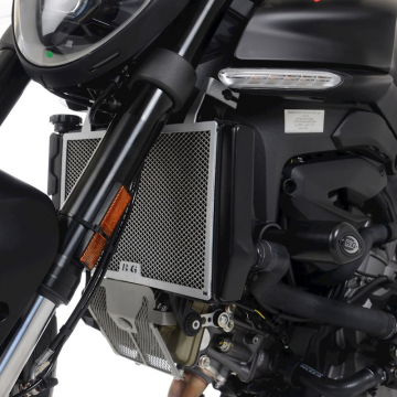 view R&G RAD0276TI Radiator Guard, Titanium for Ducati Monster 950 Plus (2021-)