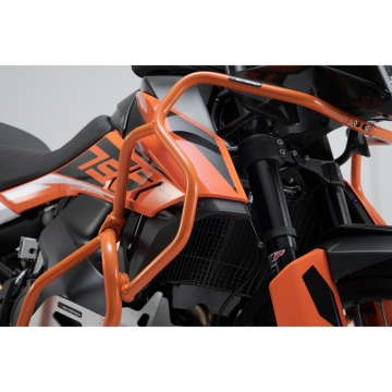 view Sw-Motech SBL.04.521.10100/EB Upper Crash Bars, Orange for KTM 790/890 Adventure / R (2019-)