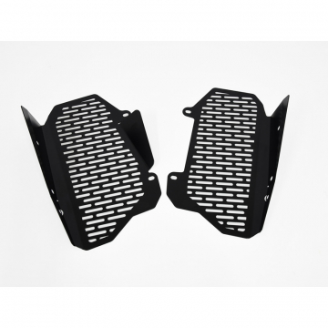 view Zieger 10001797 Radiator Guard, Black for Honda Africa Twin CRF1000L (2016-2019)