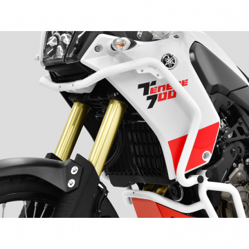 view Zieger 10006620 Upper Crashbars, White for Yamaha Tenere 700 (2019-)