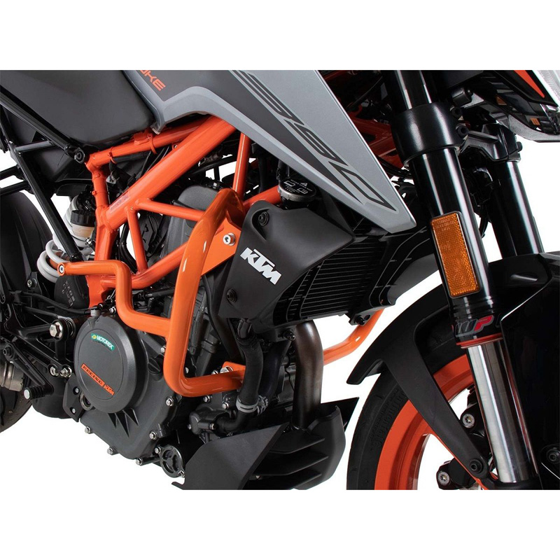 Hepco & Becker 501.7631 00 06 Crashbars, Orange for KTM Duke 390 (2021 ...