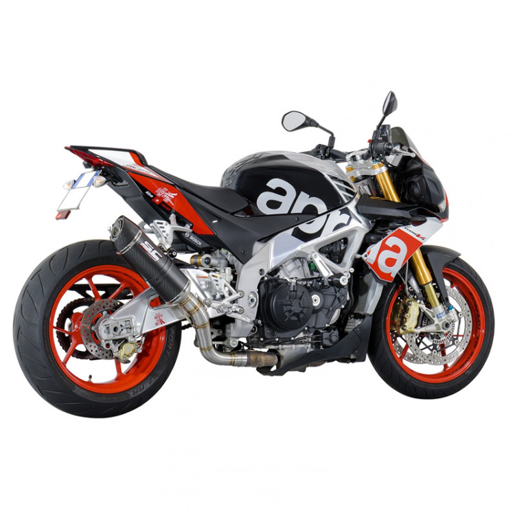 SC-Project A07-01C Oval Exhaust for Aprilia Tuono V4 1100 Factory (2015 ...